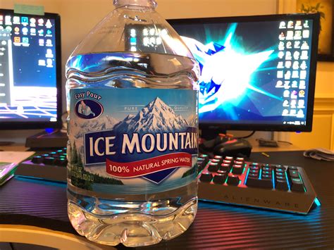 We Out Here Drinking This 3l Ice Mountain 100 Natural Spring Water