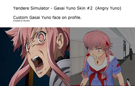 Yandere Simulator Angry Gasai Yuno Skin By Atira01 On Deviantart