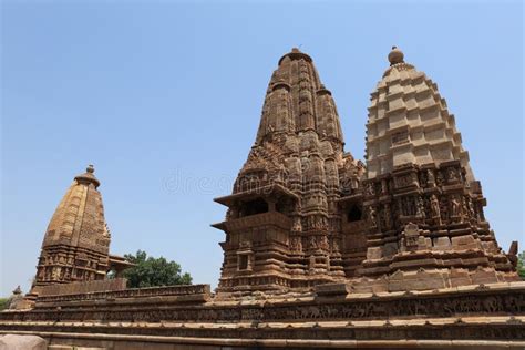 Temple City Of Khajuraho In India Stock Photo Image Of Hinduism