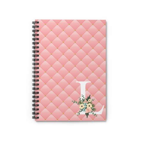 Personalized Spiral Notebook Lined Journal Custom Notebook Etsy