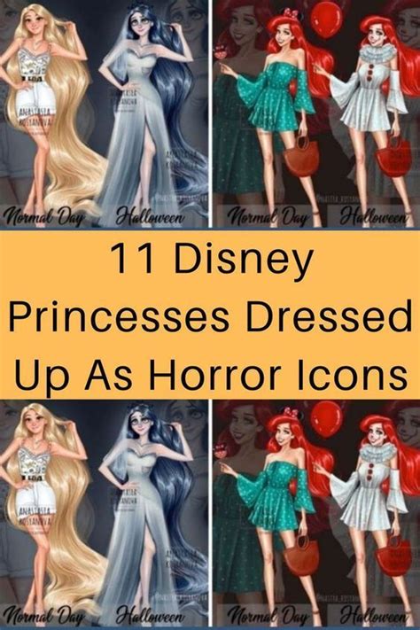 11 Disney Princesses Dressed Up As Horror Icons Artofit