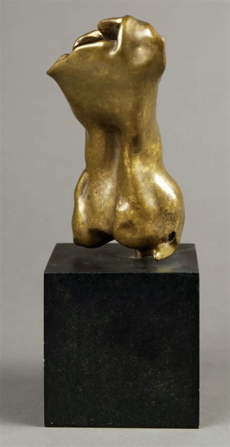 Bronze Female Torso 20thc School Collection Wolfs Fine Paintings