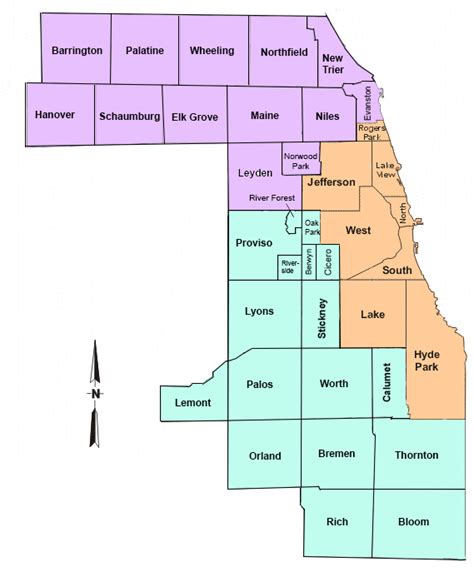 Cook County Il Map Map Of The World