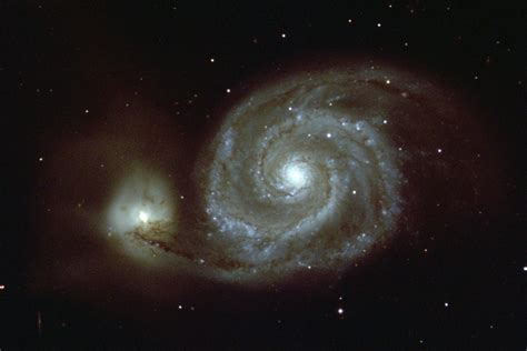 Apod 2000 July 24 M51 The Whirlpool Galaxy