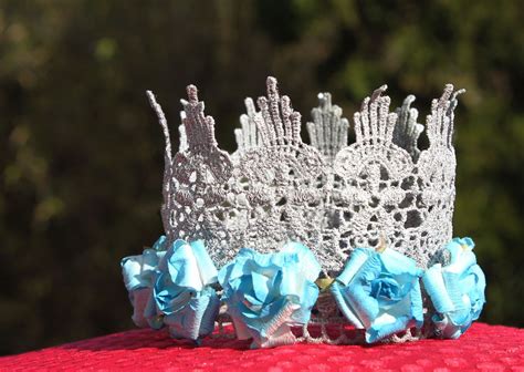 Frozen Crown, Princess Elsa Crown, Queen Elsa Crown, Lace Crown, Birthday Crown, Princess 