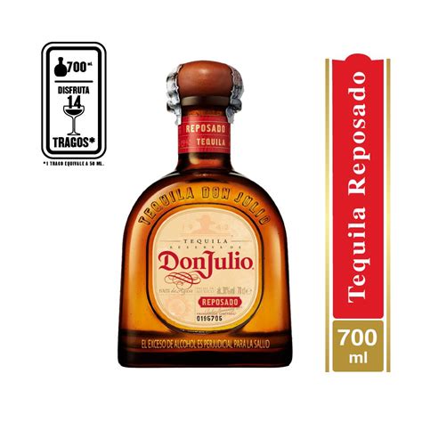 Tequila Don Julio Reposado Reserva Botella 700ml Dislicores