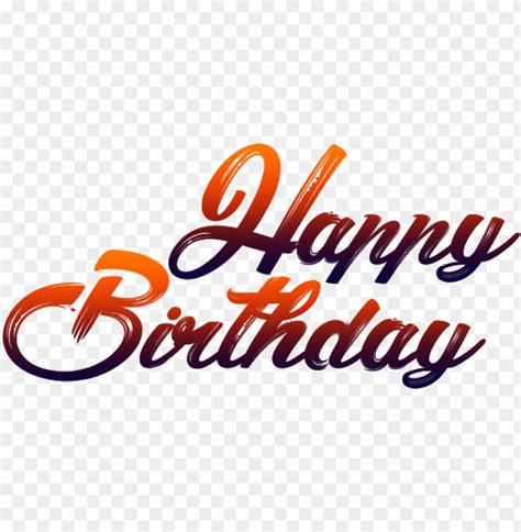 Free Download Hd Png Happy Birthday For Picsart Png Transparent With