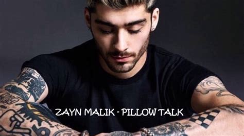 Zayn Malik Pillow Talk Lyrics Youtube