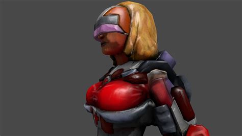 3d Model Sexy Medic Emtmerci Vr Ar Low Poly Rigged Animated Cgtrader
