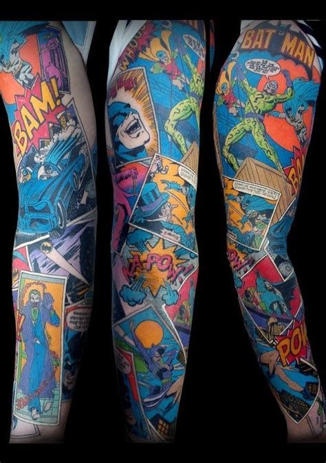 badass comic book tattoos inked magazine tatuagem geek tatuagens de super herói tatuagem