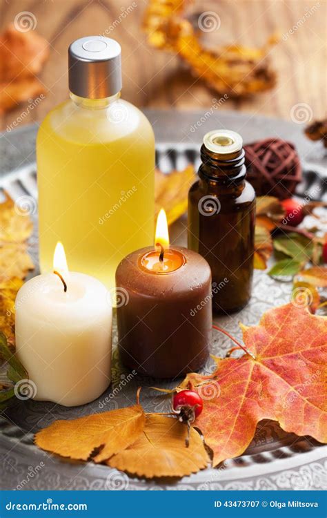 Autumn Spa And Aromatherapy Stock Image Image Of Comfort Season