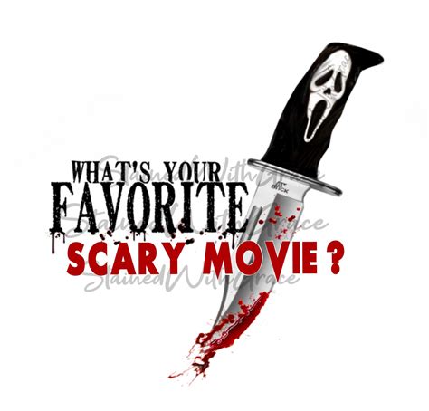 Whats Your Favorite Scary Movie Png Ghostface Scream Etsy Finland