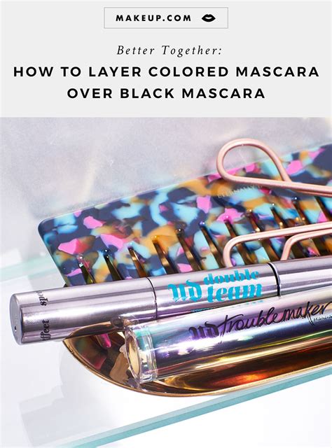 Better Together How To Layer Colored Mascara Over Black Mascara By Loréal