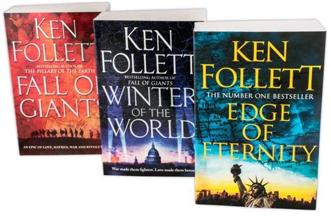 Ken Follett Century Trilogy Series Collection 3 Books Giants Eternity