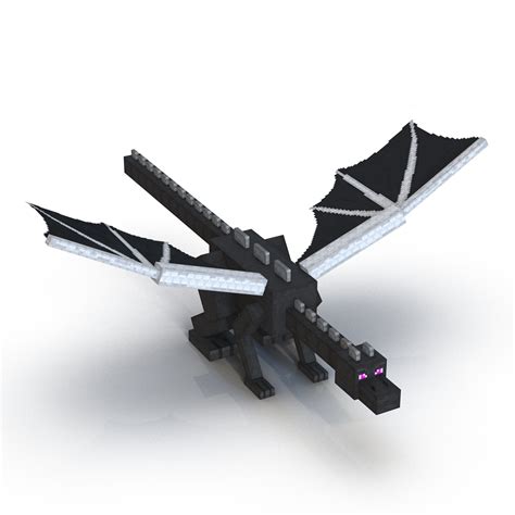 Minecraft Ender Dragon Uzbrojony Dla Maya Model 3d Turbosquid 1538817