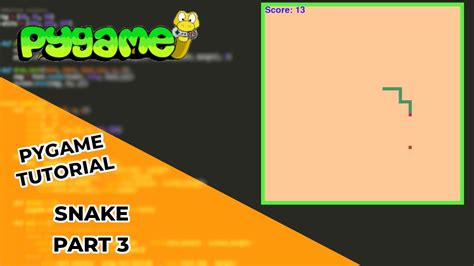 Pygame Snake Beginner Tutorial In Python Part 3 Adding Food Youtube