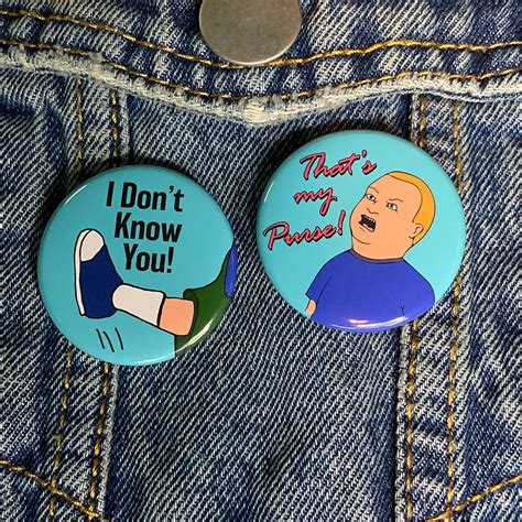 Bobby Hill Thats My Purse Button Set Etsy