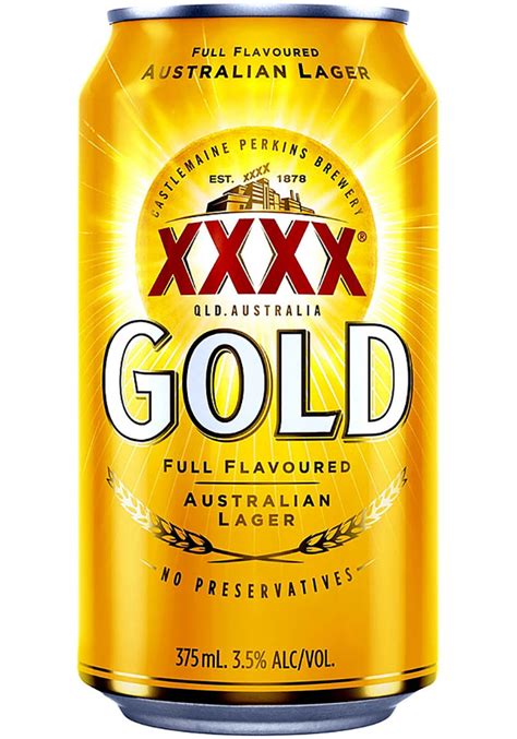 There are 131 calories in 1 bottle (375 ml) of xxxx bitter (4.4% alc.). XXXX Gold Can 30 Packs 375ml (Carton) - Bayfield's