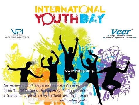 International Youth Day The Draw Globe Society August Illustration