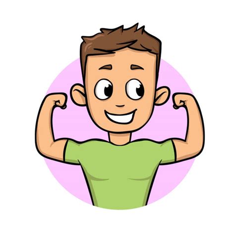Best Strong Boy Illustrations Royalty Free Vector Graphics And Clip Art
