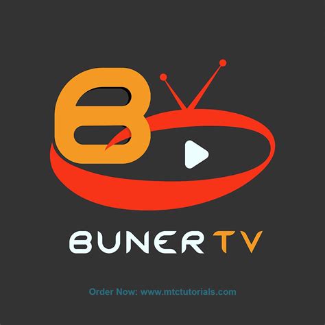 Buner tv logo design by mtc tutorials - MTC TUTORIALS