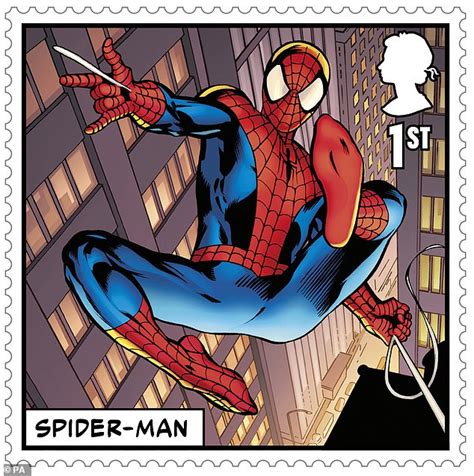 Royal Mail Unveils Marvel Superheroes 15 Stamp Collection Featuring