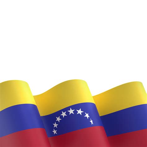 Design De Bandeira Da Venezuela Elemento De Banner Do Dia Da