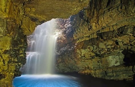 The Waterfall At Smoo Caves Durness Sutherland Sco Mark Simms