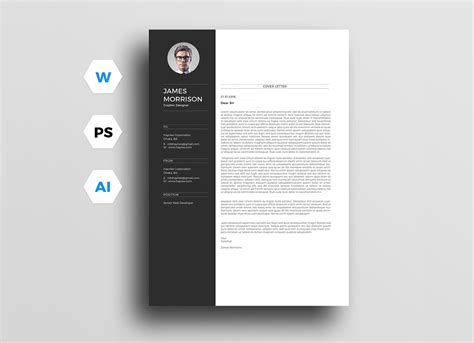 There are three main types of c v format Free Minimal CV Resume Template In Word, Ai & PSD - Good ...