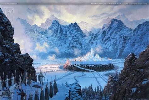 Eldamar Fantasy Landscape Tolkien Middle Earth Art