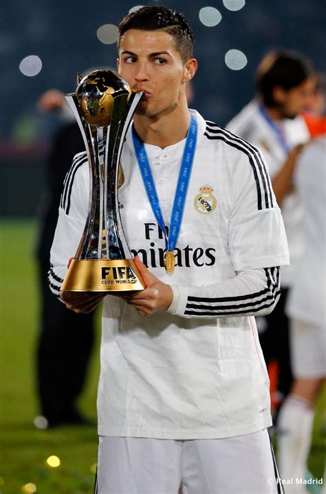 Cristiano Ronaldo Of Real Madrid Cf Celebrates After The Fifa Club