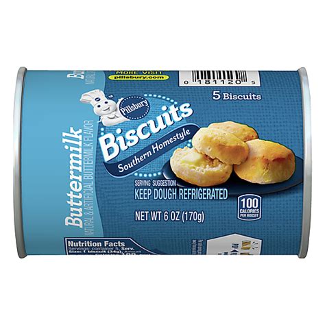 Pillsbury Grands Junior Refrigerated Biscuits Golden Homestyle