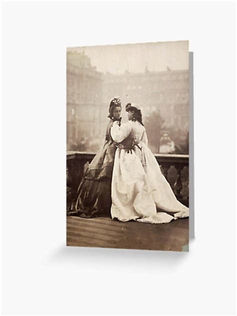 Victorian Lesbians Greeting Card By Jessid14 Redbubble Vintage