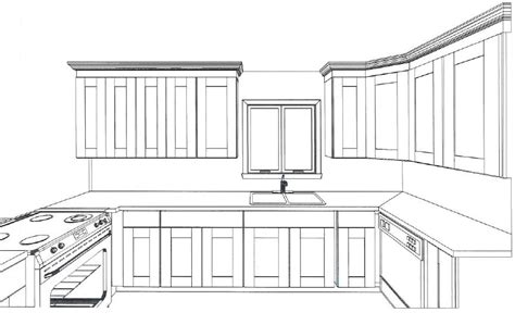 Sketch Of Kitchen At Explore Collection Of Sketch
