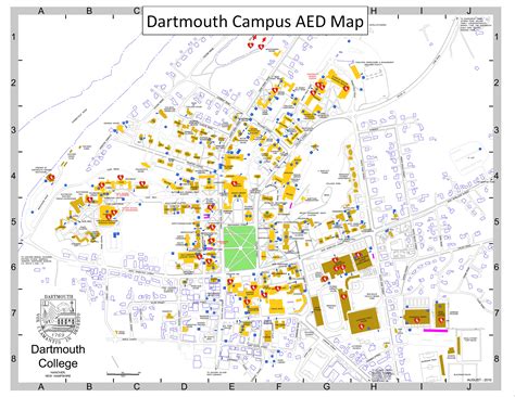 Dartmouth College Campus Map
