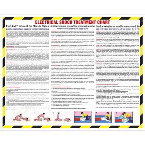 Electrical Shock Treatment Chart Protector Firesafety