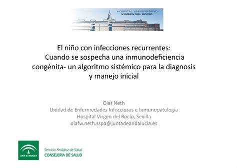 Pdf El Niño Con Infecciones Recurrentes Cuando Se · Inmunidad