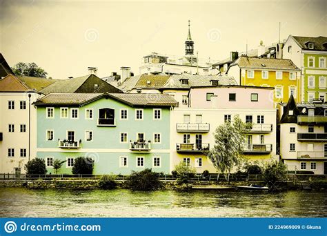 Traun River In Austria Stock Image Image Of Architecture 224969009