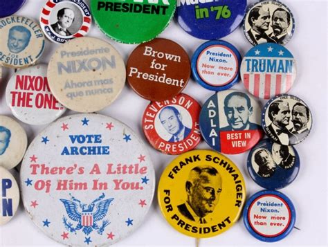 Political Button Collection