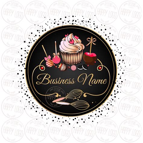 Bakery Logo Design Cake Logo Design Cupcake Oreos Apple Etsy Uk