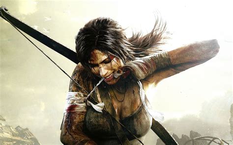 Wallpaper Lara Croft in Tomb Raider 9 1920x1440 HD Picture, Image