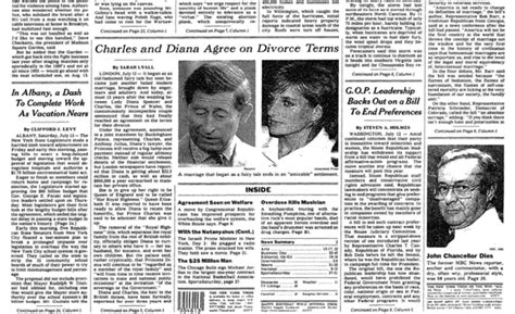 Dianas Public Life In Photos And Headlines The New York Times