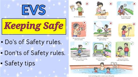 Keeping Safe Safety Tips For Kids Dos And Donts Of Safety Rules