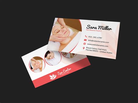 White creative beauty salon business card. Beauty Salon Spa Business Card 36 - Graphic Pick