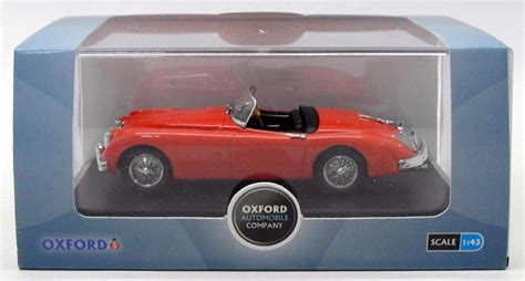 Oxford Diecast 143 Scale 43xk150008 Jaguar Xk150 Roadster Carmen Red