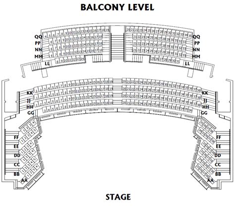 Bell Performing Arts Centre Seating Plan