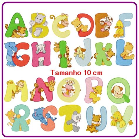 Matrizes Kit Alfabeto Infantil Bichinhos Elo7