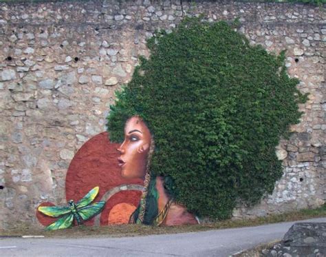 Natυre Infυsed Street Art ƈaptivatinɡ Examples Of ƈreative Fυsion