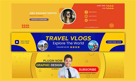 Youtube Channel Art Cover Or Banner Design On Behance