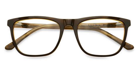 h5045 oval brown eyeglasses frames leoptique